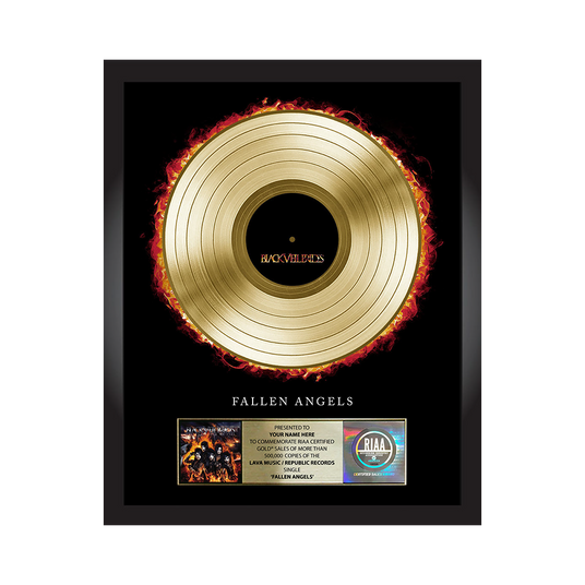 Personalized "Fallen Angels" RIAA Gold Award