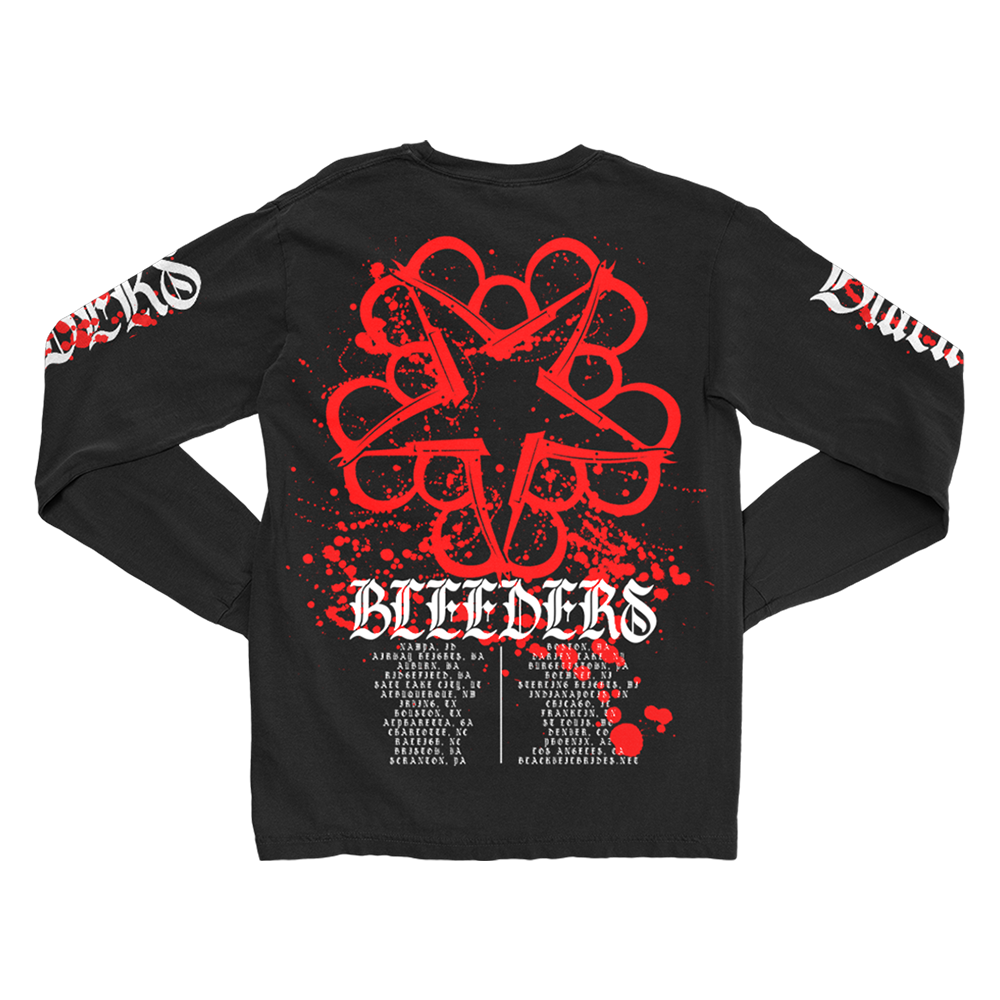 Bleeders Splatter Longsleeve Back 