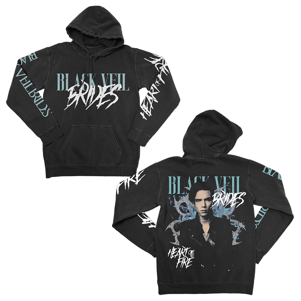 Heart of Fire Hoodie Black Veil Brides Official Store